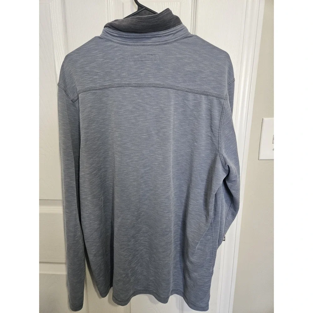 TOMMY BAHAMA MEN'S MODAL / POLY LONG SLEEVE POLO SHIRT SIZE LARGE GREAT! So Soft